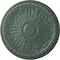 Ekena Millwork Raymond Ceiling Medallion (Fits Canopies up to 5 3/8"), Hand-Painted Cloud Burst, 18"OD x 1 1/4"P CM18RA2CBF - alternate 1